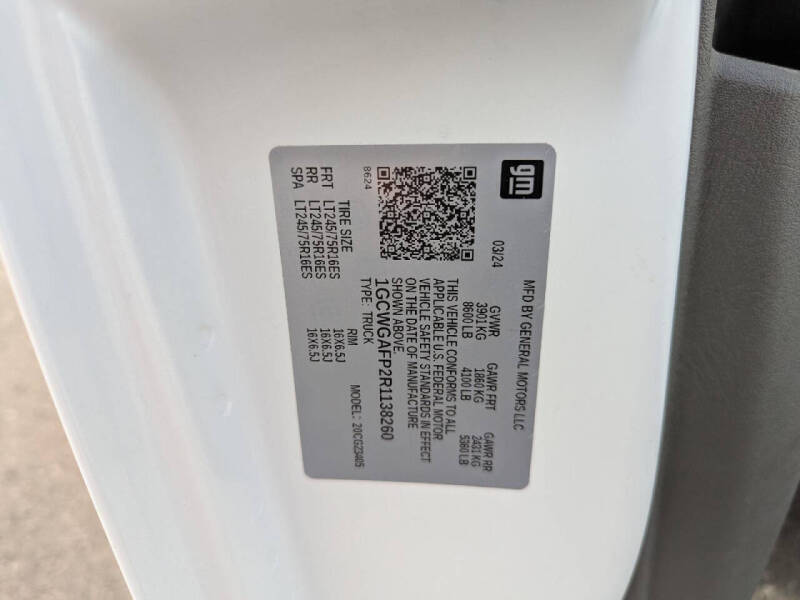 2024 Chevrolet Express 2500