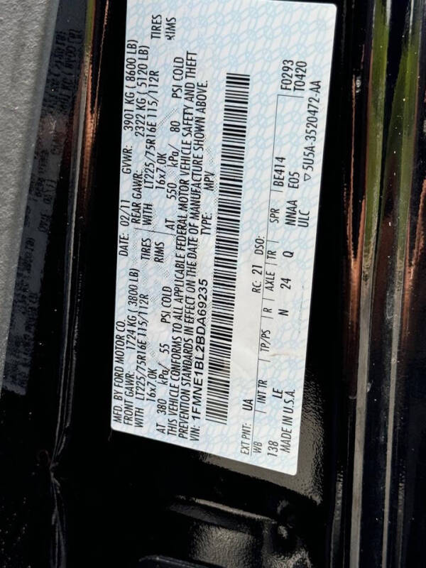 2011 Ford E-Series E-150 XL