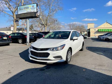 2018 Chevrolet Cruze for sale at All Star Auto Sales and Service LLC in Allentown PA