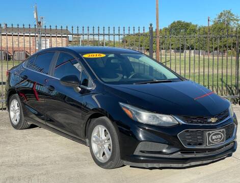 2016 Chevrolet Cruze for sale at Rigos Auto Sales in San Antonio TX