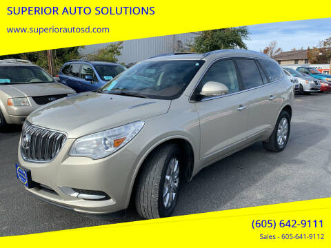 2014 Buick Enclave for sale at SUPERIOR AUTO SOLUTIONS in Spearfish SD