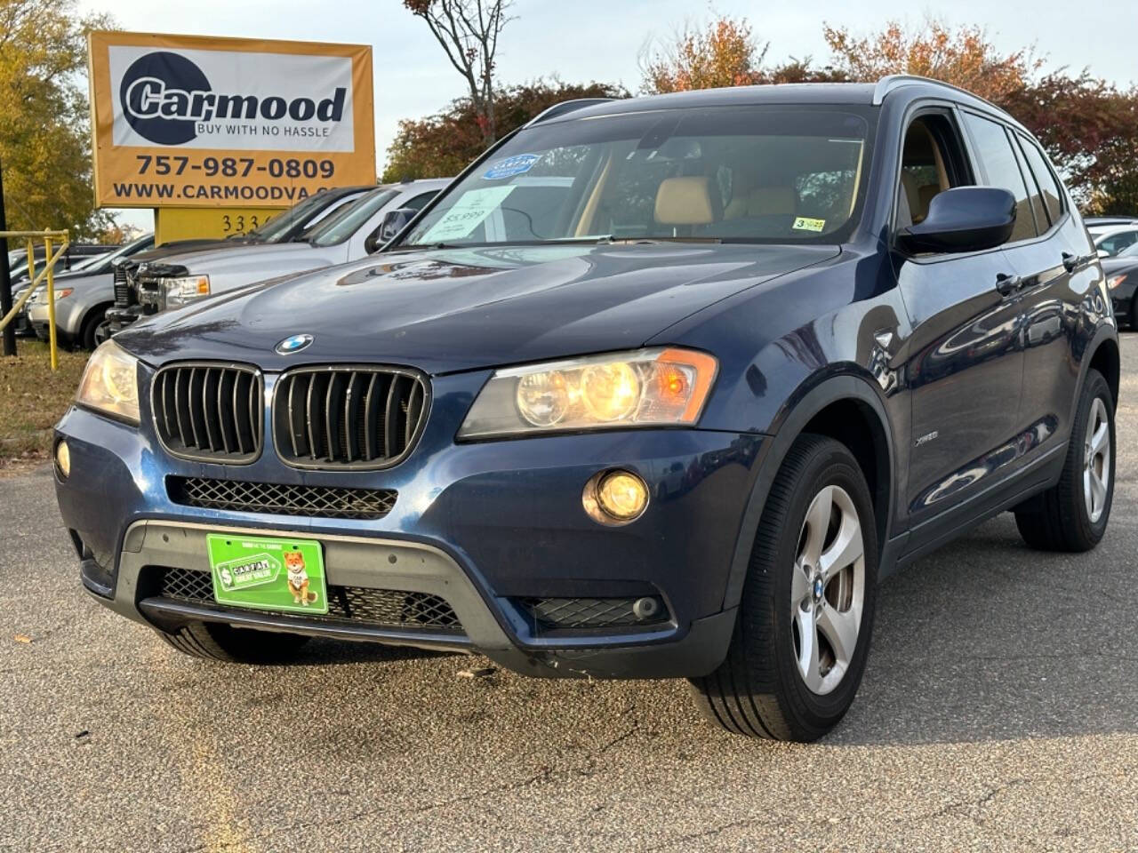 2011 BMW X3 for sale at CarMood in Virginia Beach, VA