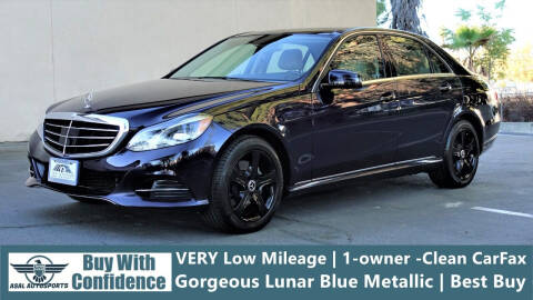 2014 Mercedes-Benz E-Class for sale at ASAL AUTOSPORTS in Corona CA
