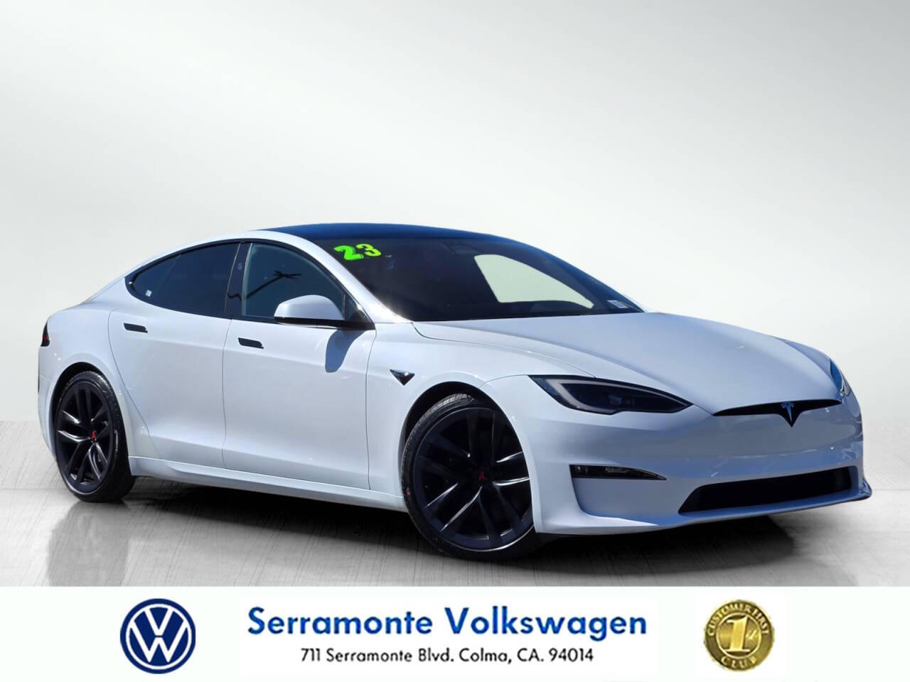 White 2023 Tesla Model S Standard Range AWD Standard Range 4dr Liftback 1