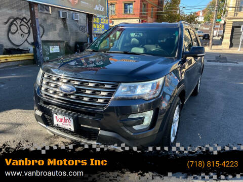 2017 Ford Explorer for sale at Vanbro Motors Inc in Staten Island NY