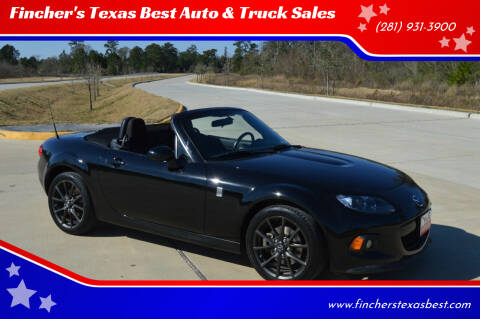 2015 Mazda MX-5 Miata for sale at Fincher's Texas Best Auto & Truck Sales in Tomball TX