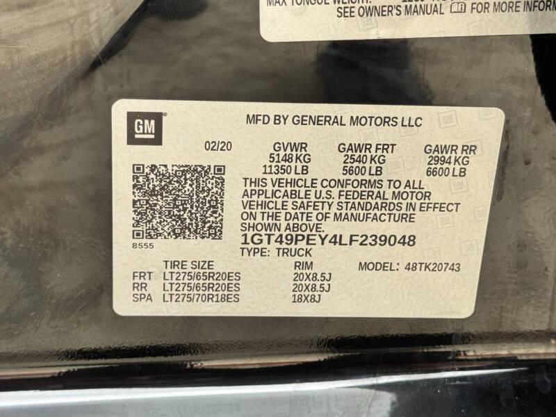 2020 GMC Sierra 2500HD AT4