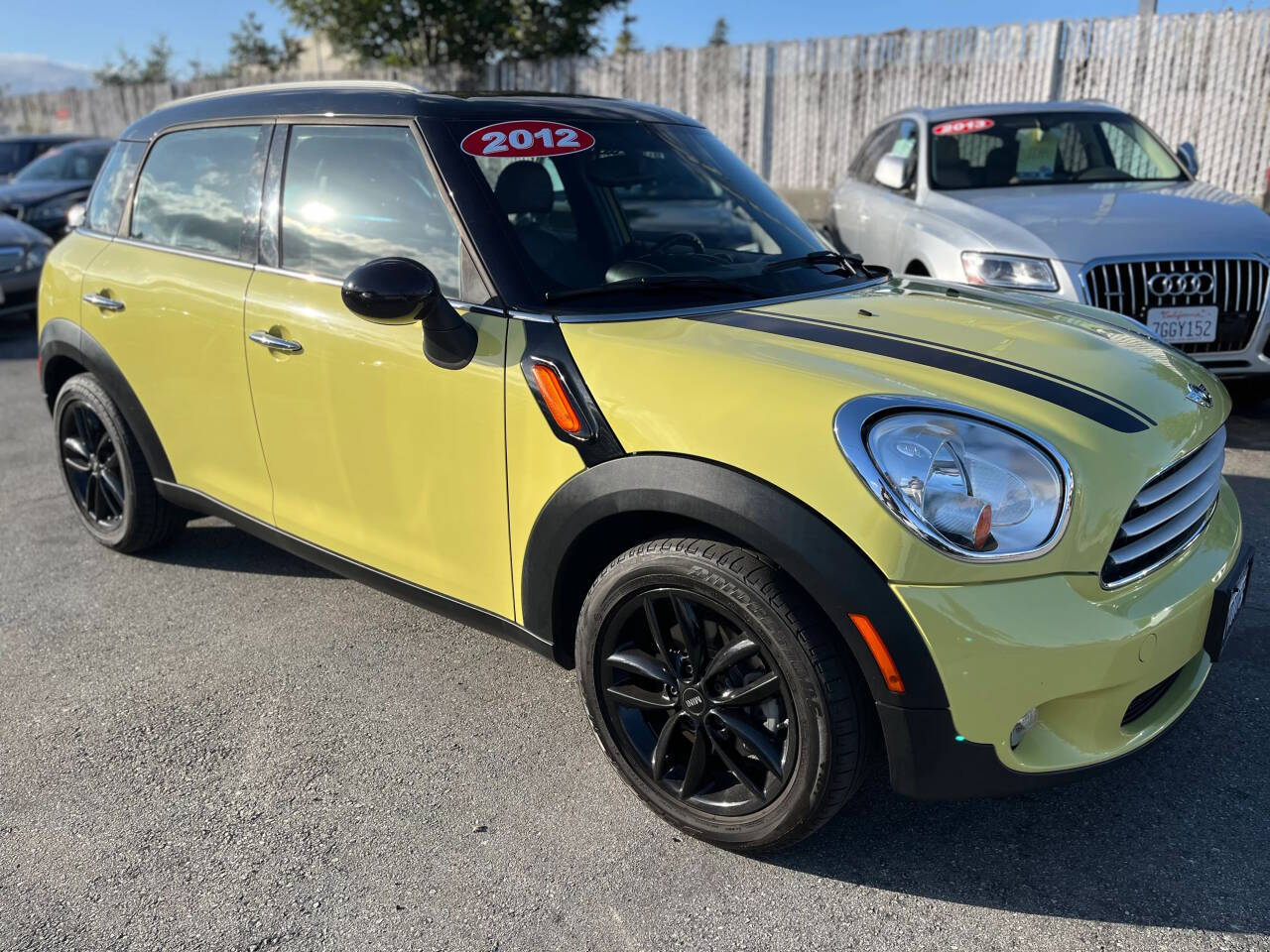 Yellow 2012 MINI Cooper Countryman Base Base 4dr Crossover 1
