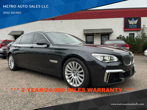 2013 BMW 7 Series for sale at METRO AUTO SALES LLC in Lino Lakes MN