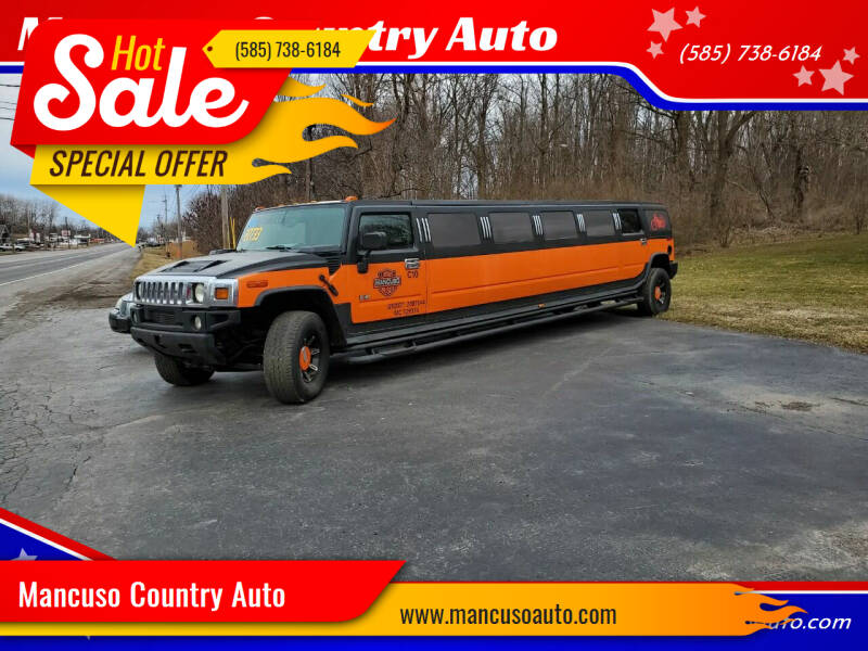 2004 HUMMER H2 COACH 14 PASSENGER! H2 for sale at Mancuso Country Auto in Batavia NY