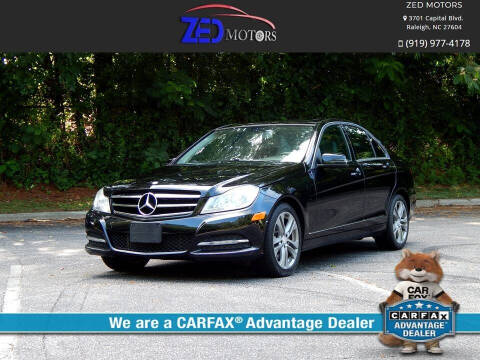 2013 Mercedes-Benz C-Class for sale at Zed Motors in Raleigh NC