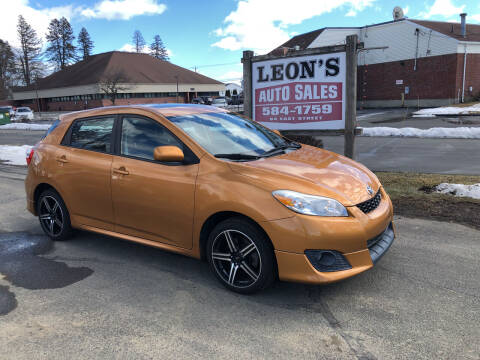 2010 Toyota Matrix for sale at Leon's Auto Sales in Hadley MA