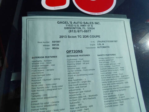 2013 Scion tC