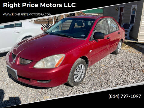 2004 Mitsubishi Lancer for sale at Right Price Motors LLC in Cranberry PA