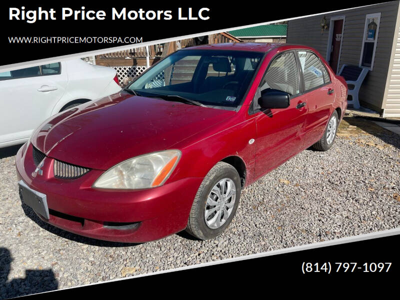 2004 Mitsubishi Lancer for sale at Right Price Motors LLC in Cranberry Twp PA