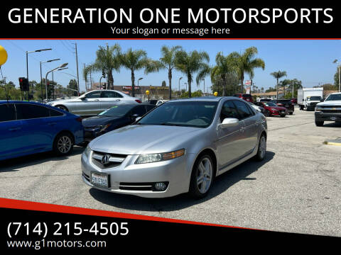 2007 Acura TL for sale at GENERATION ONE MOTORSPORTS in La Habra CA