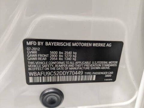 2013 BMW 5 Series 550i xDrive