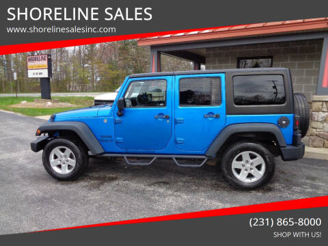 2014 Jeep Wrangler Unlimited for sale at SHORELINE SALES in Fruitport MI