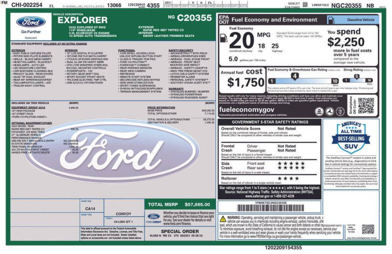 2022 Ford Explorer ST