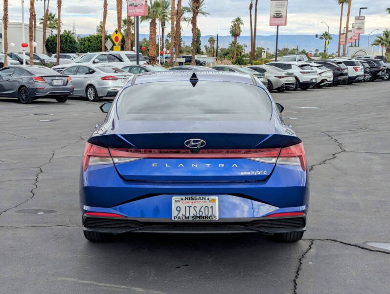 2023 Hyundai Elantra Hybrid Blue