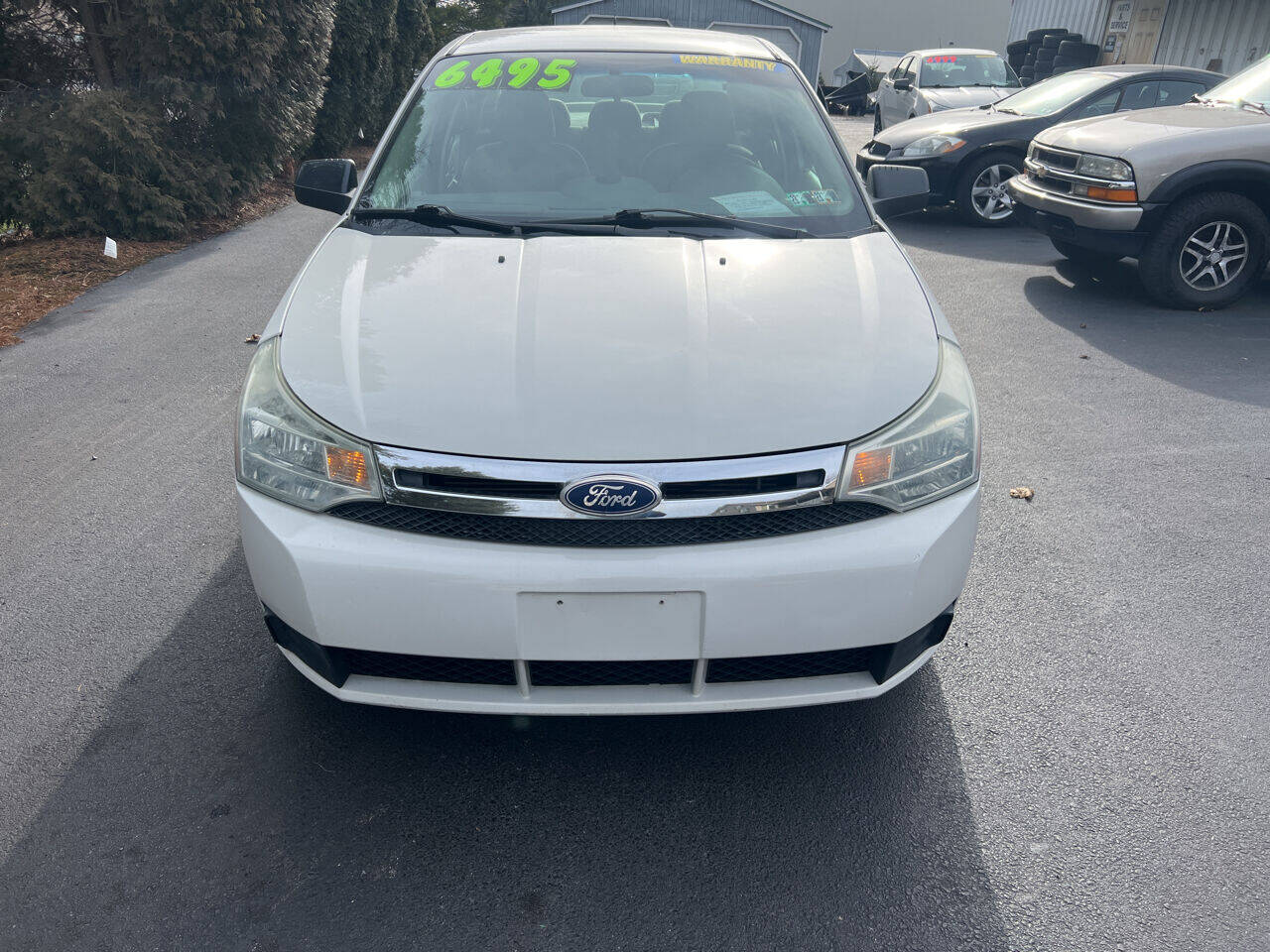 Off White 2011 Ford Focus S S 4dr Sedan 1
