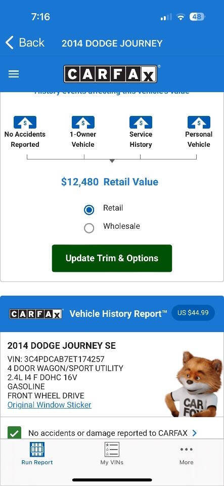 2014 Dodge Journey for sale at LP AUTO SALES in Naples, FL