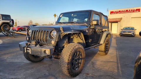 2016 Jeep Wrangler for sale at JJ's Adobe Auto Inc in Casa Grande AZ