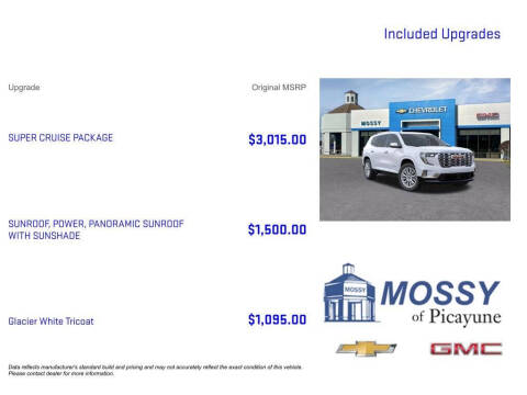 2026 GMC Acadia Denali