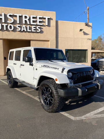 2017 Jeep Wrangler Unlimited for sale at 8TH STREET AUTO SALES in Yuma AZ