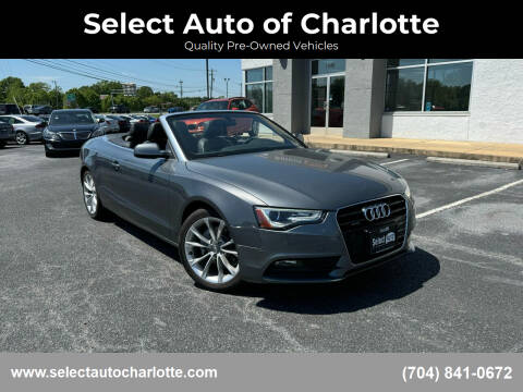 2013 Audi A5 for sale at Select Auto of Charlotte in Matthews NC
