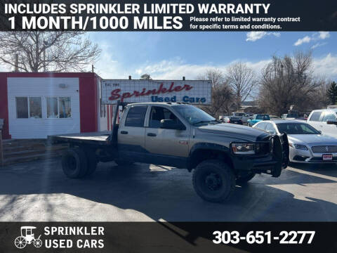 2008 Dodge Ram 3500 for sale at Sprinkler Used Cars in Longmont CO