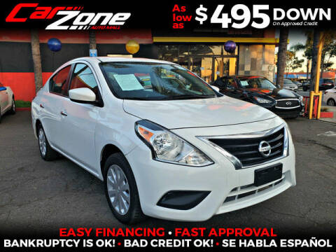 2017 Nissan Versa for sale at Carzone Automall in South Gate CA