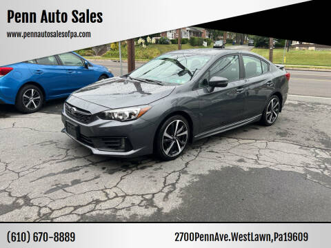 2022 Subaru Impreza for sale at Penn Auto Sales in West Lawn PA