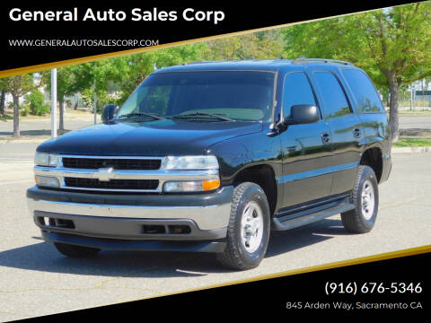 2006 Chevrolet Tahoe for sale at General Auto Sales Corp in Sacramento CA