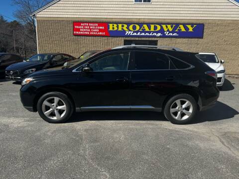 2010 Lexus RX 350 for sale at Broadway Motoring Inc. in Ayer MA