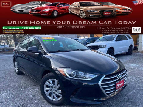 2018 Hyundai Elantra for sale at Auto Universe Inc in Paterson NJ