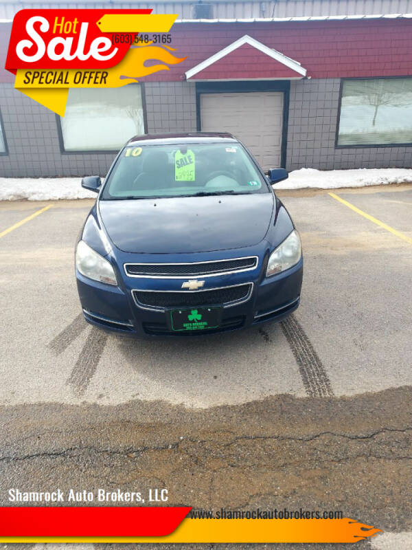 2010 Chevrolet Malibu for sale at Shamrock Auto Brokers, LLC in Belmont NH