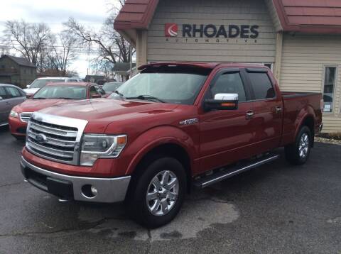 2014 Ford F-150 for sale at Rhoades Automotive Inc. in Columbia City IN