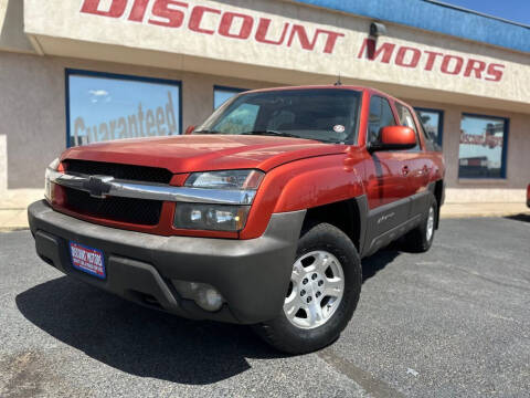 2003 Chevrolet Avalanche for sale at Discount Motors in Pueblo CO