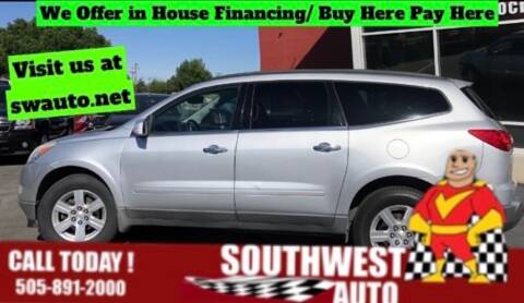 2012 Chevrolet Traverse for sale at SOUTHWEST AUTO in Albuquerque NM