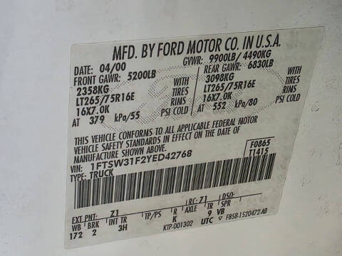 2000 Ford F-350 Super Duty XLT