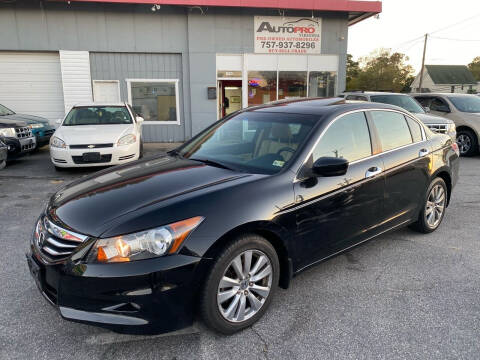 2011 Honda Accord for sale at AutoPro Virginia LLC in Virginia Beach VA