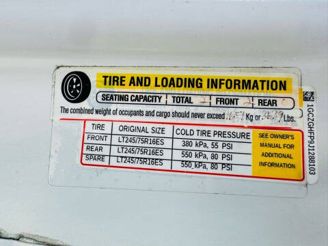 2018 Chevrolet Express 3500