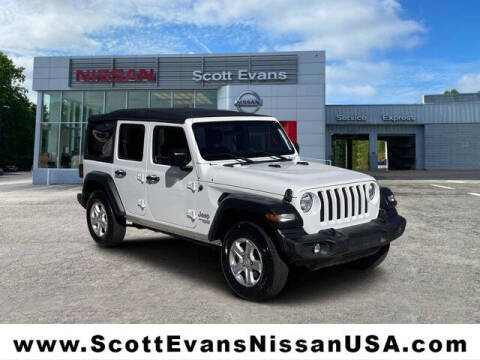 2020 Jeep Wrangler Unlimited for sale at Scott Evans Nissan in Carrollton GA