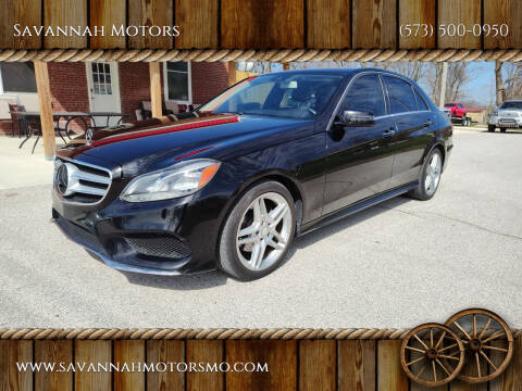 2014 Mercedes-Benz E-Class for sale at Savannah Motors in Whiteside MO