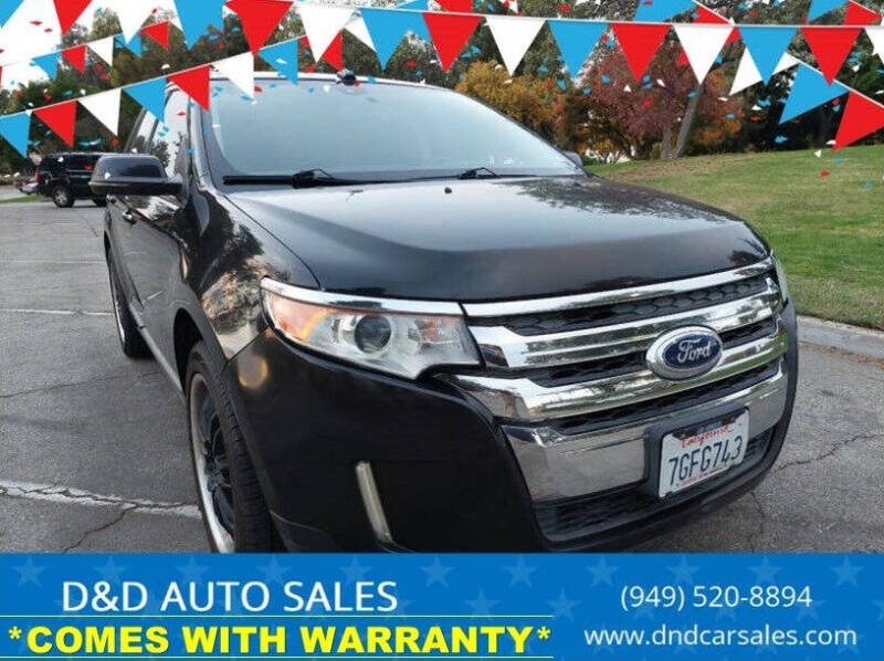 2012 Ford Edge for sale at D&D AUTO SALES in Whittier CA