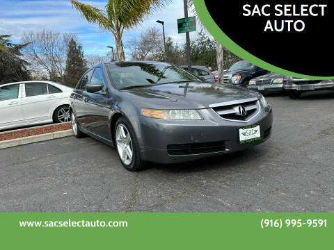 2004 Acura TL for sale at SAC SELECT AUTO in Sacramento CA
