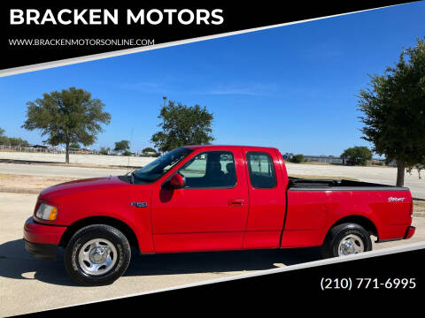 2002 Ford F-150 for sale at BRACKEN MOTORS in San Antonio TX