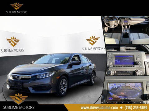 2017 Honda Civic for sale at SUBLIME MOTORS in Little Neck NY
