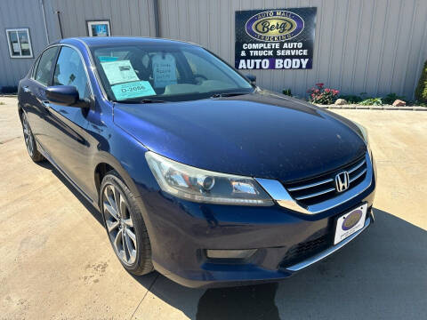 2015 Honda Accord for sale at BERG AUTO MALL & TRUCKING INC in Beresford SD